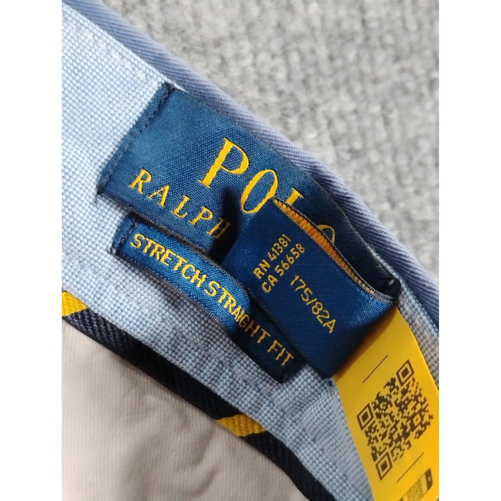Polo Ralph Lauren Fit Chino Pants Nautical Embroidered Print AOP 32x32 - Picture 6 of 11